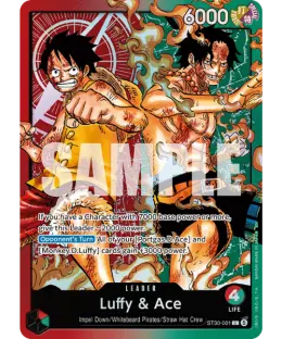 Luffy & Ace card