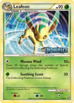 Leafeon card