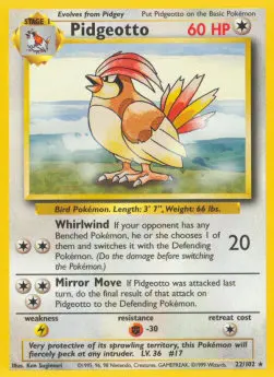 Pidgeotto card