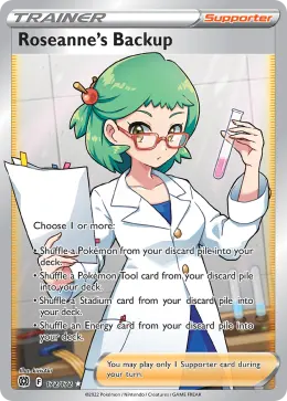 Roseanne's Backup card