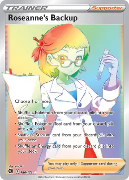 Roseanne's Backup card