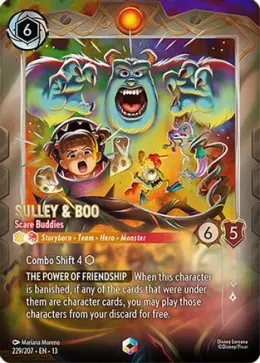 Sulley & Boo card