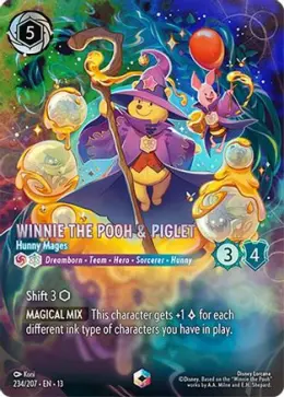 Winnie the Pooh & Piglet card