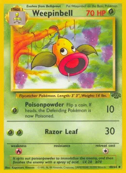 Weepinbell card