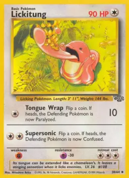 Lickitung card