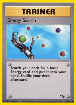 Energy Search card