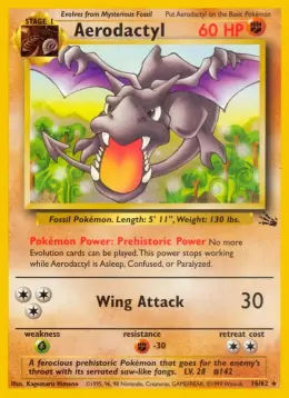 Aerodactyl card