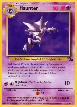 Haunter card