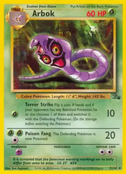 Arbok card
