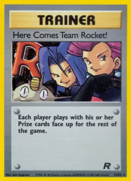 Here Comes Team Rocket! card