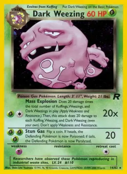 Dark Weezing card