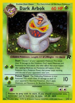 Dark Arbok card