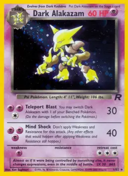 Dark Alakazam card