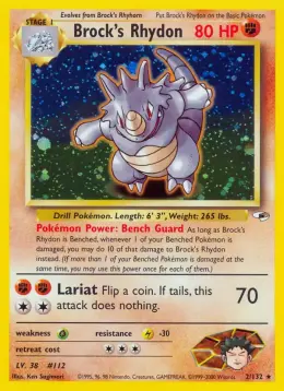 Brock's Rhydon card