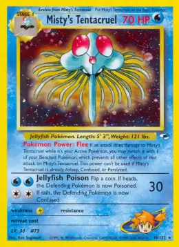 Misty's Tentacruel card