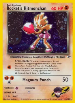 Rocket's Hitmonchan card