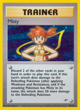 Misty card