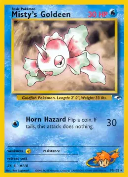 Misty's Goldeen card