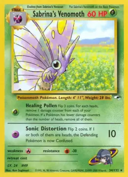 Sabrina's Venomoth card