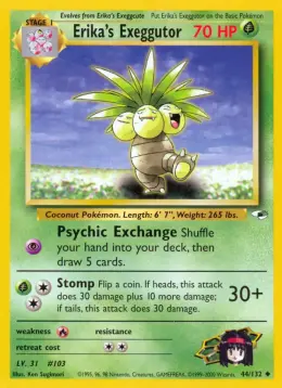 Erika's Exeggutor card
