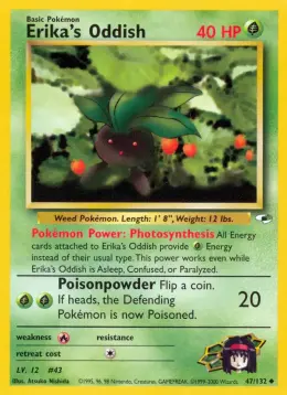Erika's Oddish card