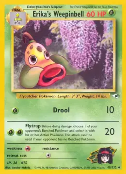 Erika's Weepinbell card