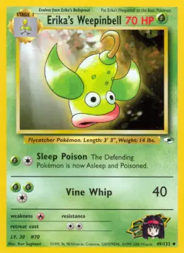 Erika's Weepinbell card