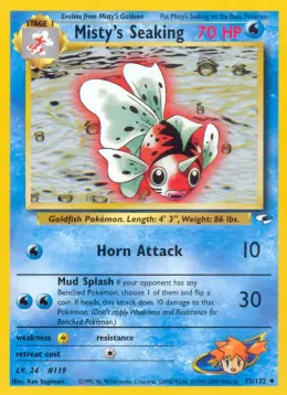 Misty's Seaking card