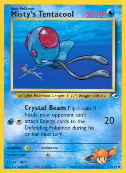 Misty's Tentacool card