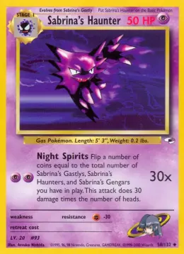Sabrina's Haunter card