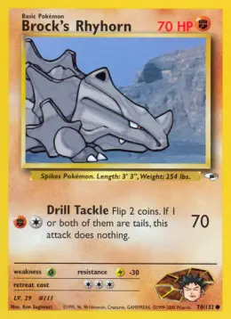 Brock's Rhyhorn card