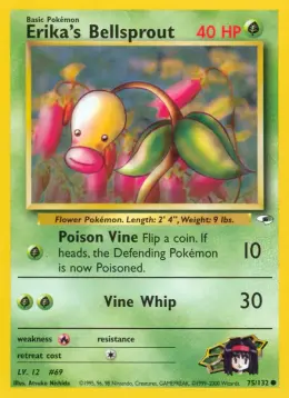 Erika's Bellsprout card