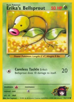 Erika's Bellsprout card