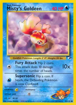 Misty's Goldeen card