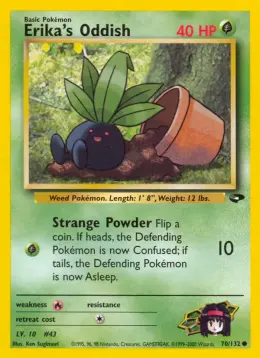 Erika's Oddish card