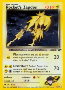 Rocket's Zapdos card