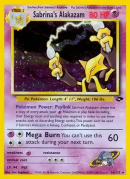 Sabrina's Alakazam card