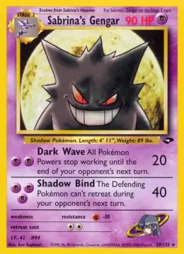 Sabrina's Gengar card