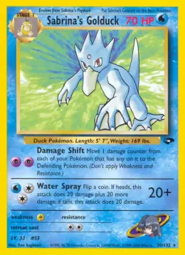 Sabrina's Golduck card