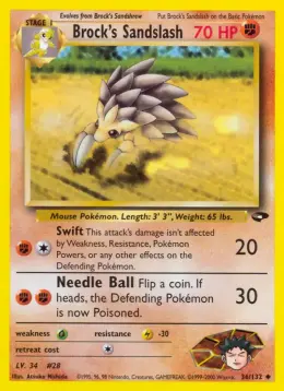 Brock's Sandslash card