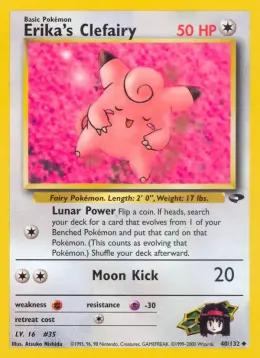 Erika's Clefairy card