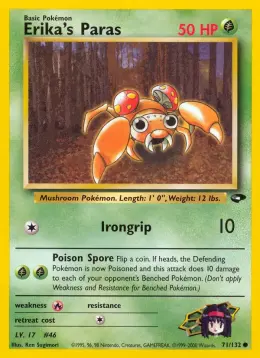Erika's Paras card