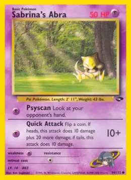 Sabrina's Abra card