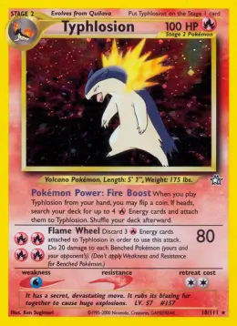 Typhlosion card