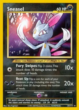 Sneasel card