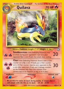 Quilava card