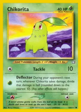 Chikorita card