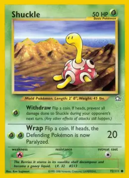 Shuckle card