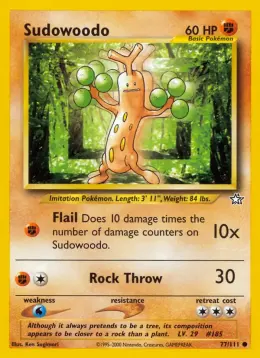 Sudowoodo card