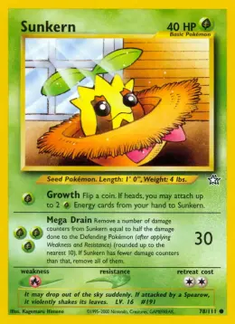 Sunkern card